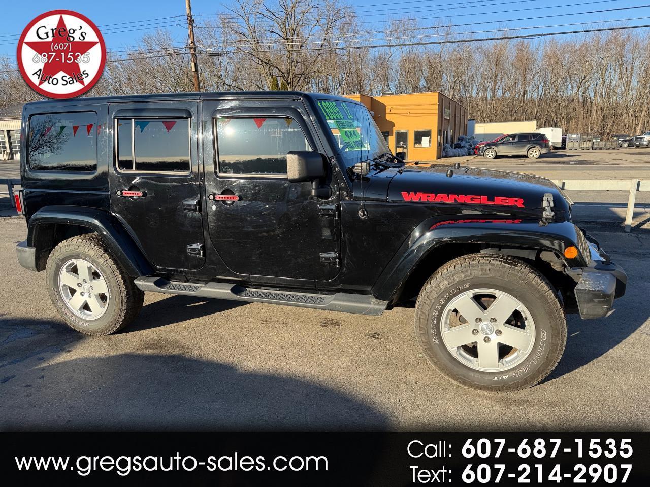2012 Jeep Wrangler Unlimited 4WD 4dr Sahara
