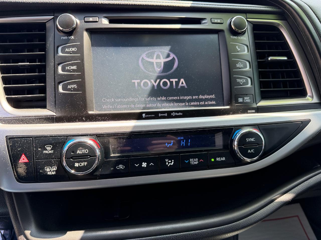 Toyota Highlander XLE V6 AWD (Natl) 2019