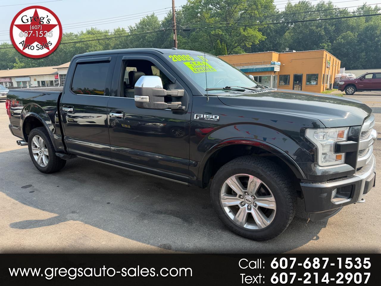 2015 Ford F-150 4WD SuperCrew 145" Platinum