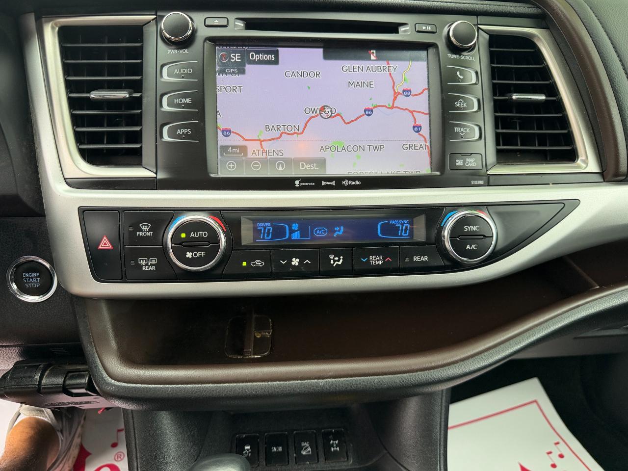 Toyota Highlander XLE V6 AWD (Natl) 2019