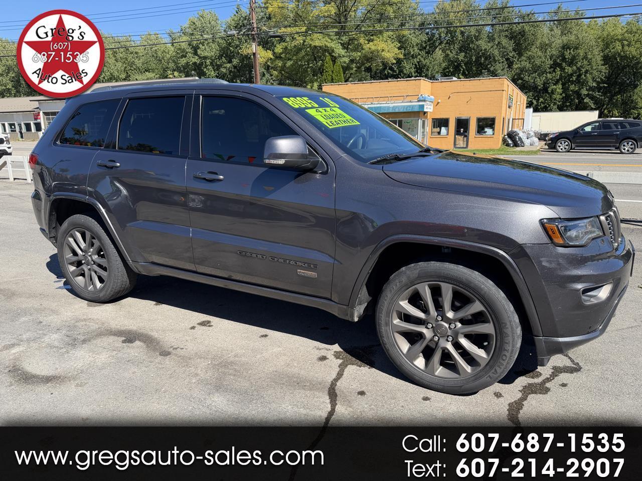 2016 Jeep Grand Cherokee 4WD 4dr Limited 75th Anniversary