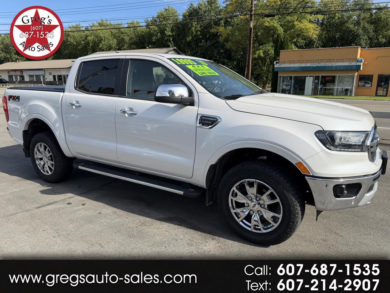 2019 Ford Ranger LARIAT 4WD SuperCrew 5' Box