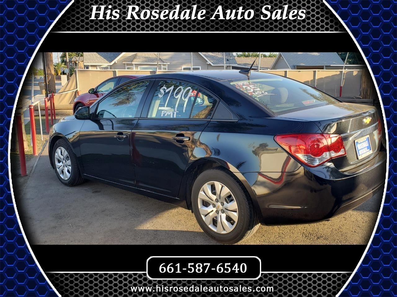Used 2013 Chevrolet Cruze 4dr Sdn Auto LS for Sale in Bakersfield CA