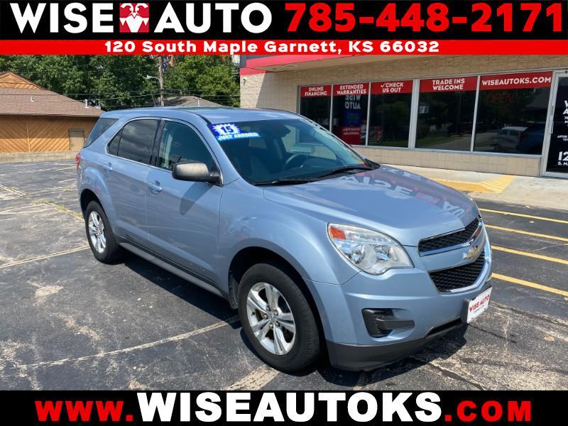 Used 2015 Chevrolet Equinox Ls 2wd For Sale In Garnett Ks 66032 Wise Auto