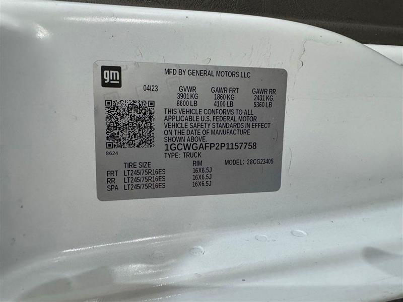 Chevrolet Express Cargo Van RWD 2500 135" 2023 Chevrolet Express Cargo Van RWD 2500 135" 2023