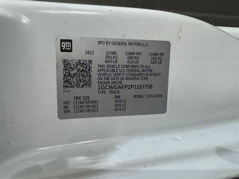 Chevrolet Express Cargo Van RWD 2500 135" 2023 Chevrolet Express Cargo Van RWD 2500 135" 2023