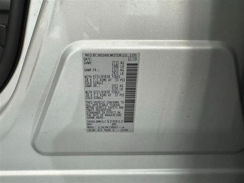 Infiniti QX60 PURE FWD 2020