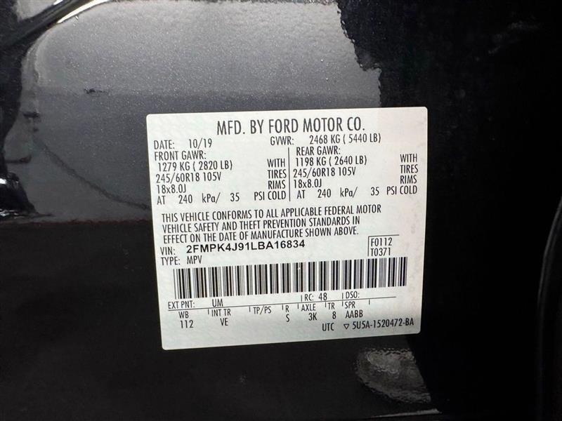 Ford Edge ST Line AWD 2020 Ford Edge ST Line AWD 2020