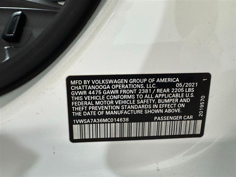 Volkswagen Passat SE 2021 Volkswagen Passat SE 2021