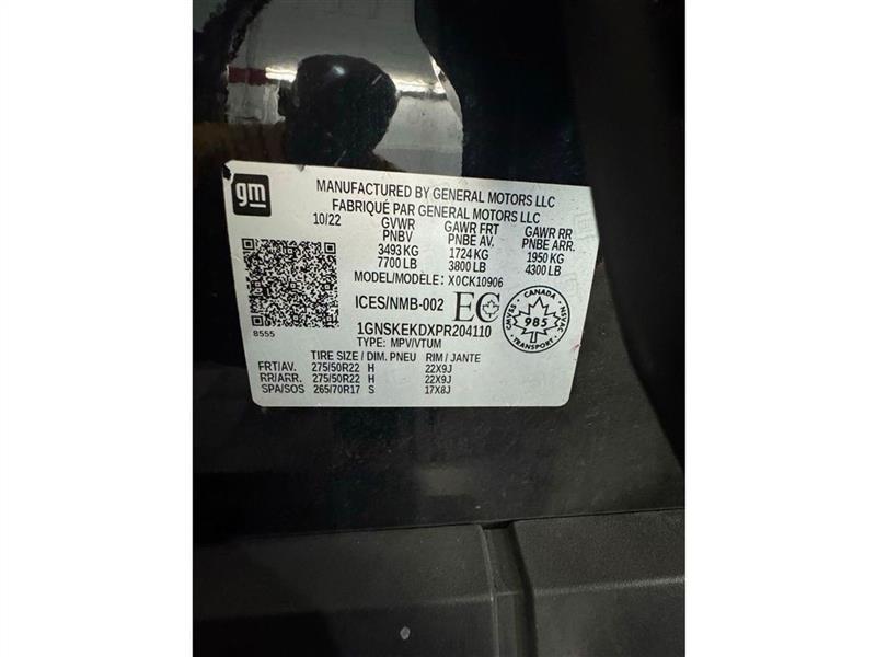 Chevrolet Suburban RST 4WD 2023 Chevrolet Suburban RST 4WD 2023