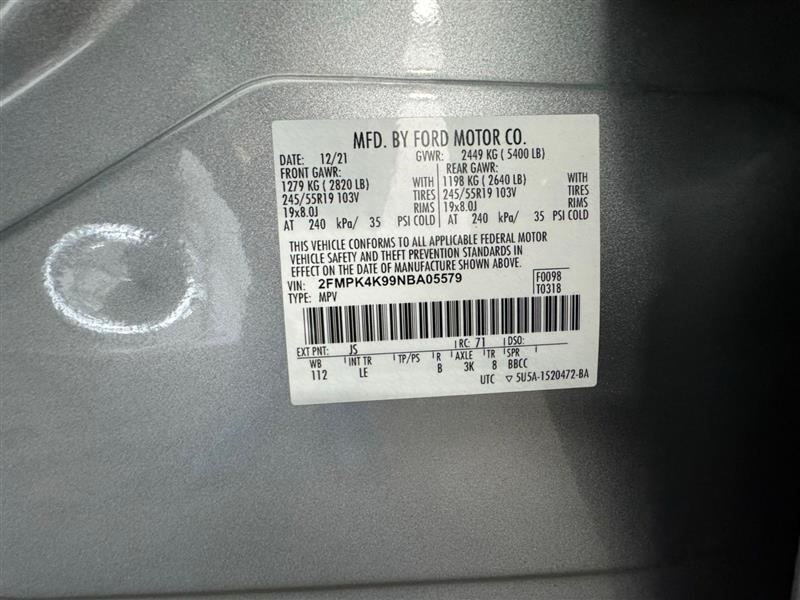 Ford Edge Titanium AWD 2022