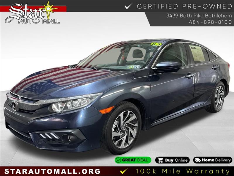 2018 Honda Civic EX Sedan CVT