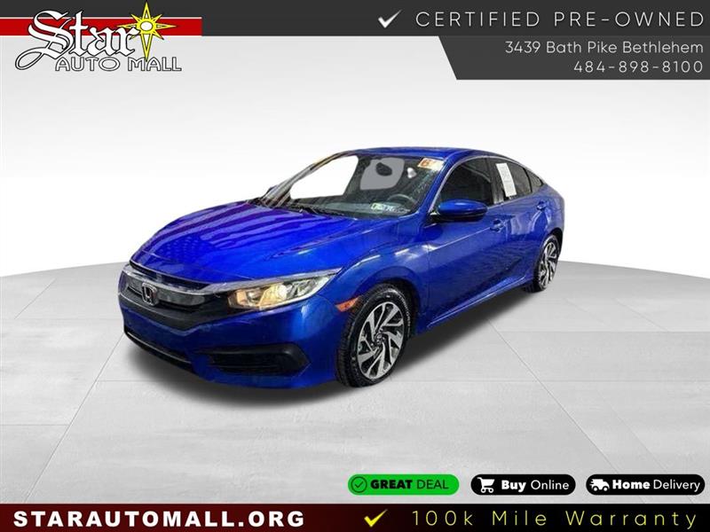 2018 Honda Civic EX Sedan CVT