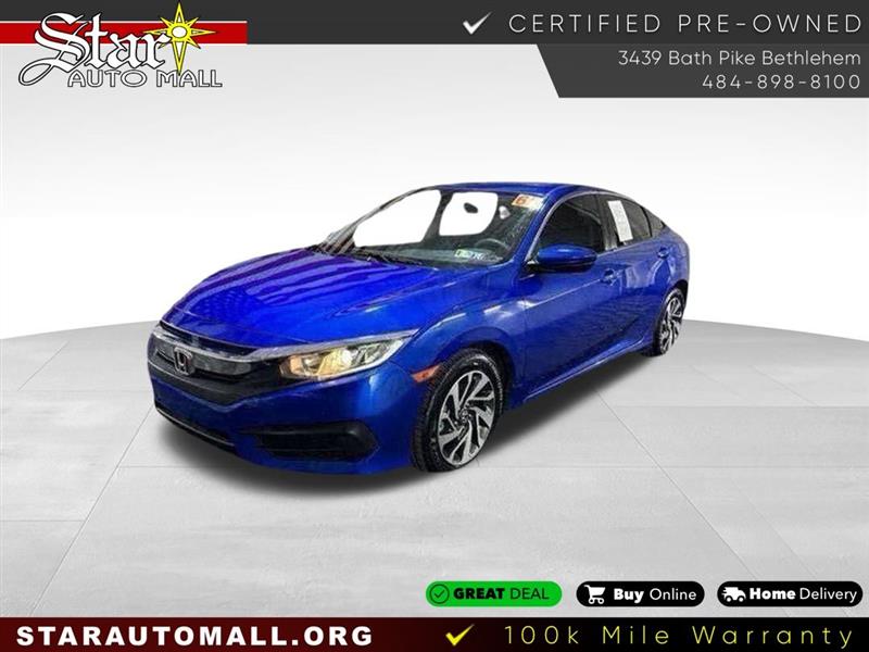 2018 Honda Civic EX Sedan CVT