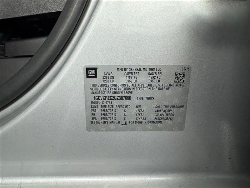 Chevrolet Silverado 1500 LT Double Cab 4WD 2016