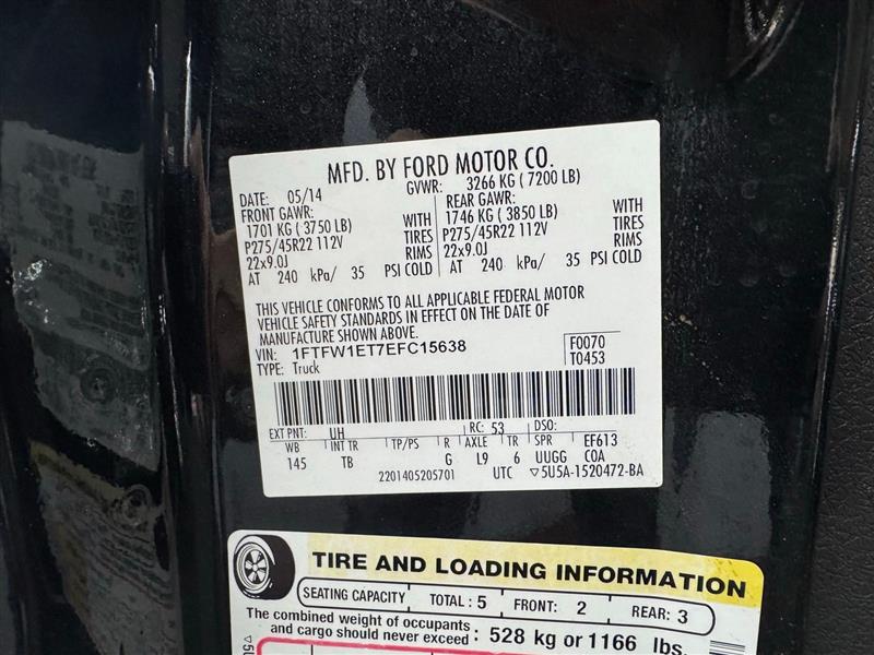 Ford F-150 Lariat SuperCrew 6.5-ft. Bed 4WD 2014