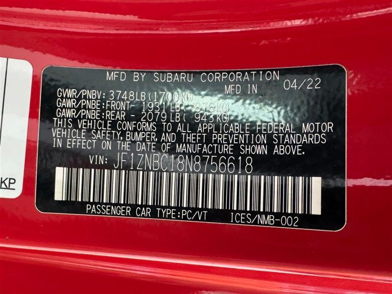 Toyota GR86 Base 6A 2022