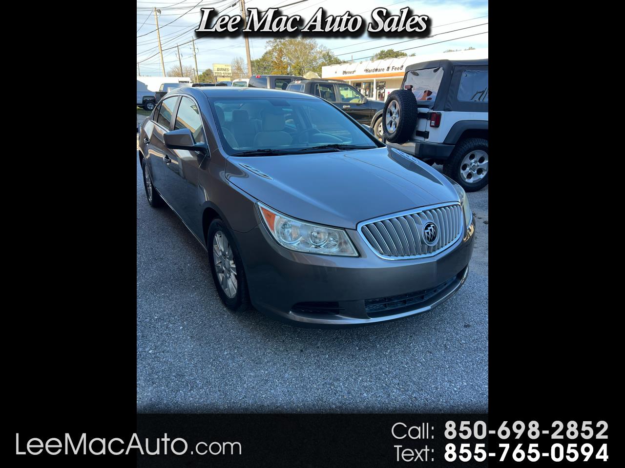 2011 Buick LaCrosse 4dr Sdn CX