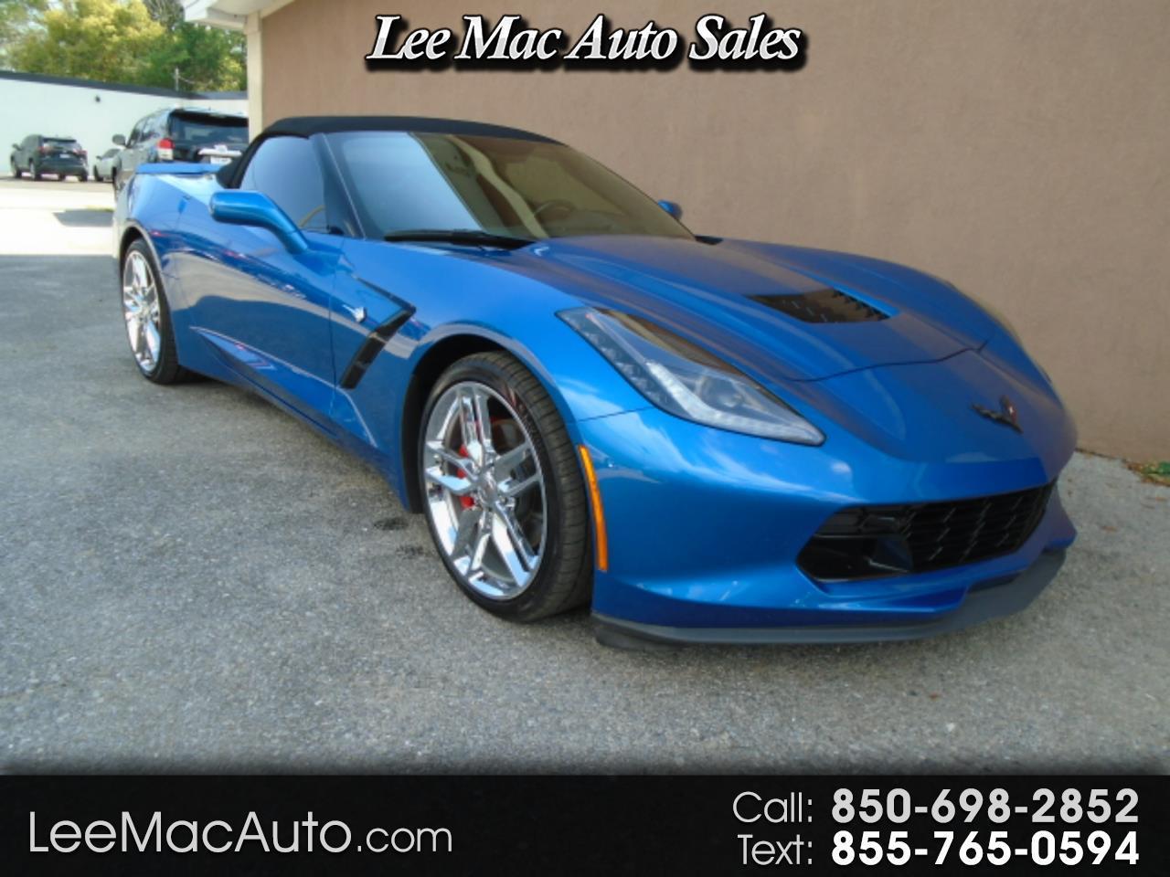 2016 Chevrolet Corvette 2dr Stingray Conv w/2LT