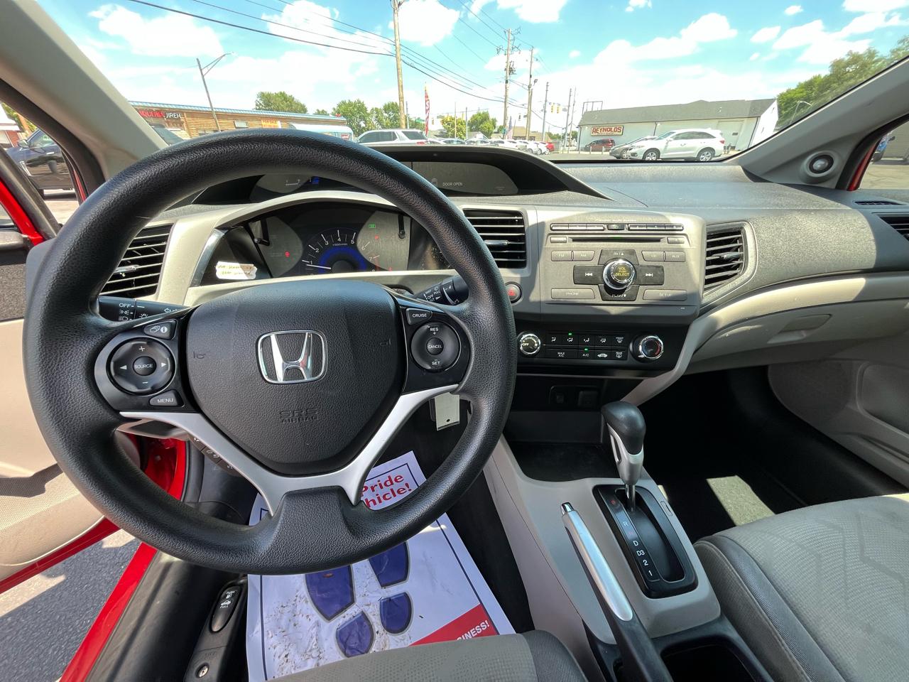 Honda Civic EX Coupe 5-Speed AT 2012
