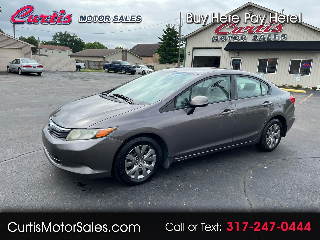 2012 Honda Civic LX Sedan 5-Speed AT