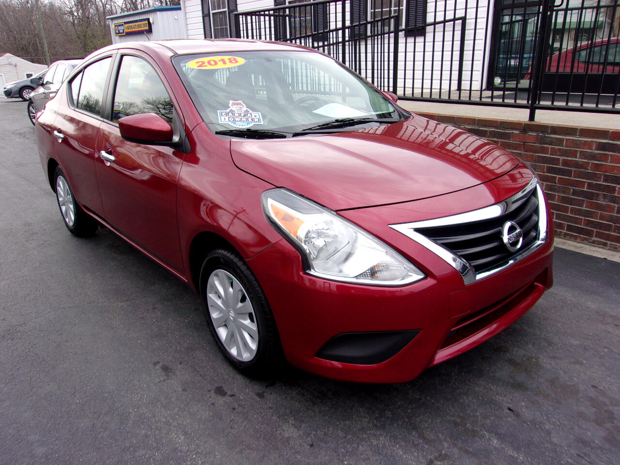 Used 2018 Nissan Versa Sedan SV CVT for Sale in Burlington NC 27217 1st Nations Auto Sales and