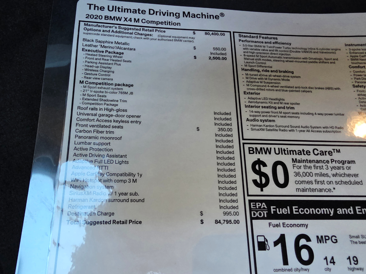 BMW X4 M Competition 2020 BMW X4 M Competition 2020