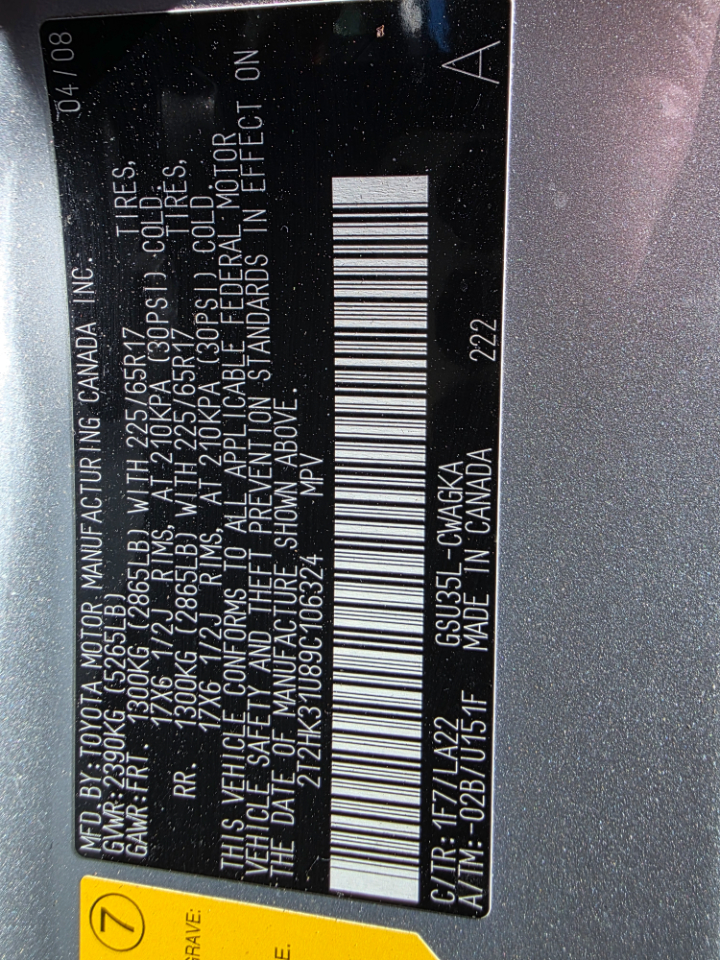 Lexus RX 350 AWD 2009