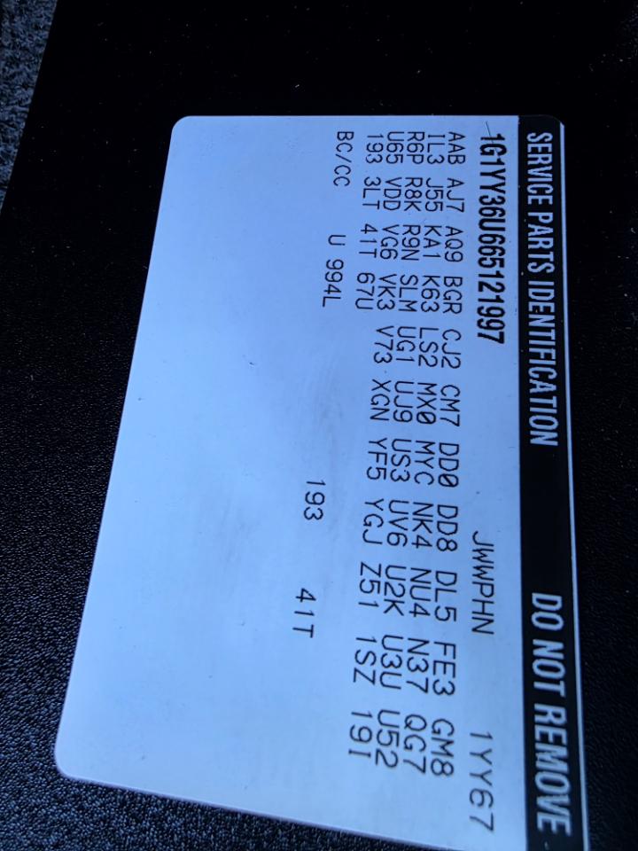 Chevrolet Corvette Z51 3LT Convertible 2006