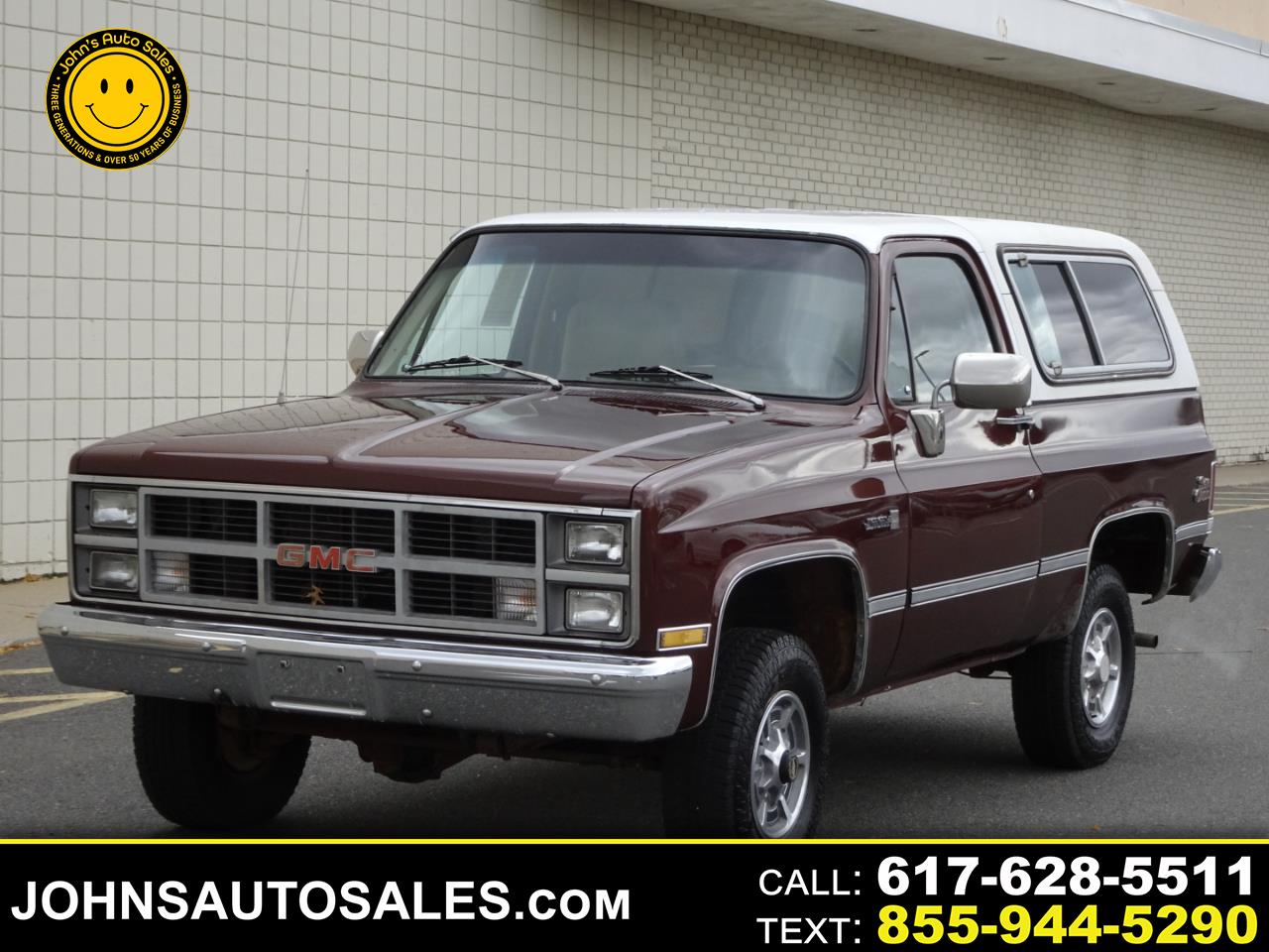 1983 GMC Jimmy 4WD K10 Utility HT 4WD