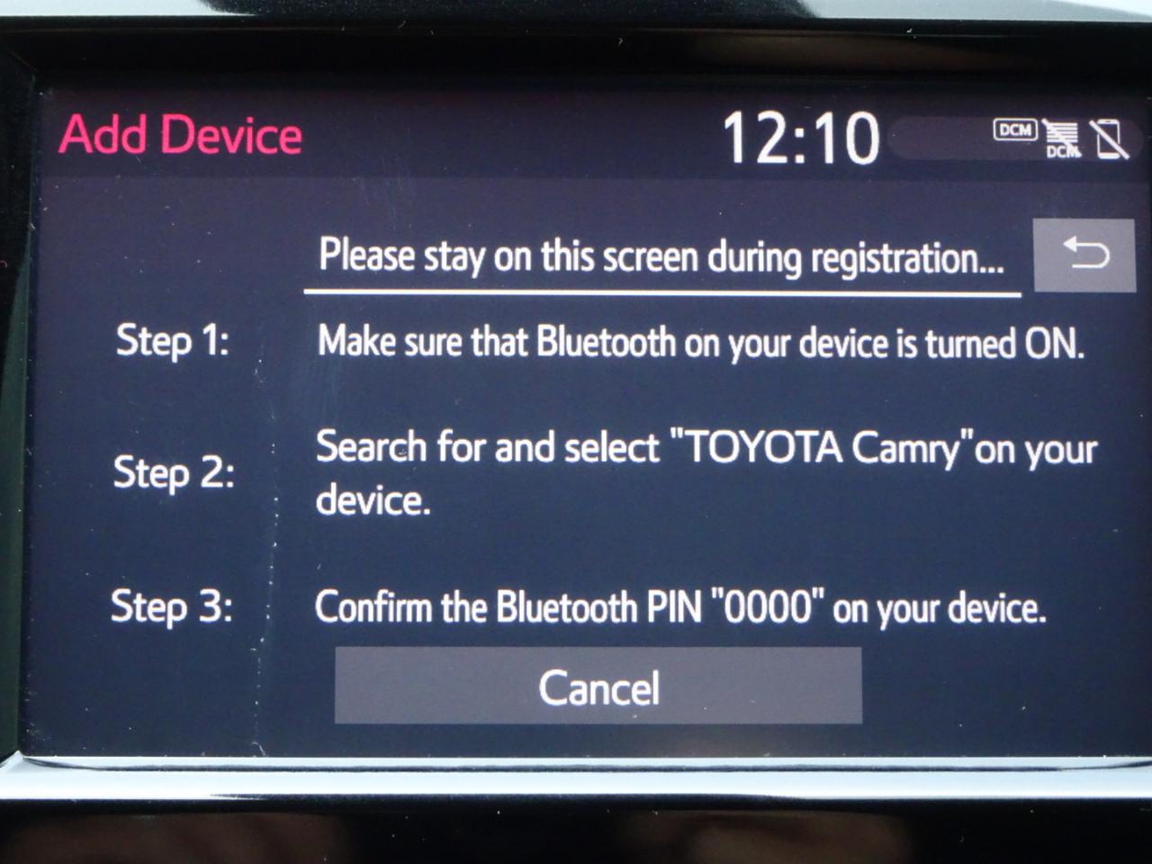 Toyota Camry XLE Auto (Natl) 2019