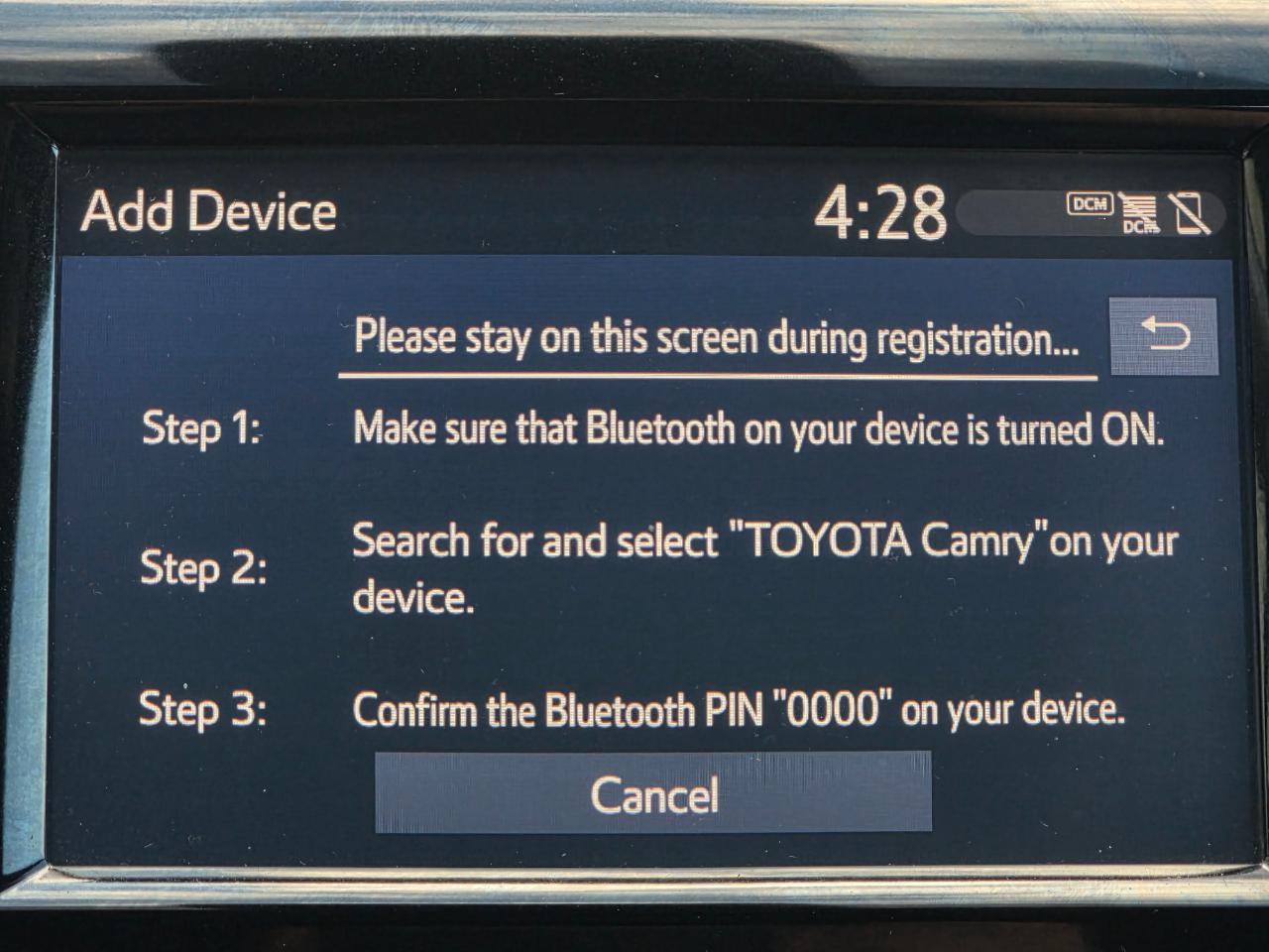 Toyota Camry XLE Auto (Natl) 2019