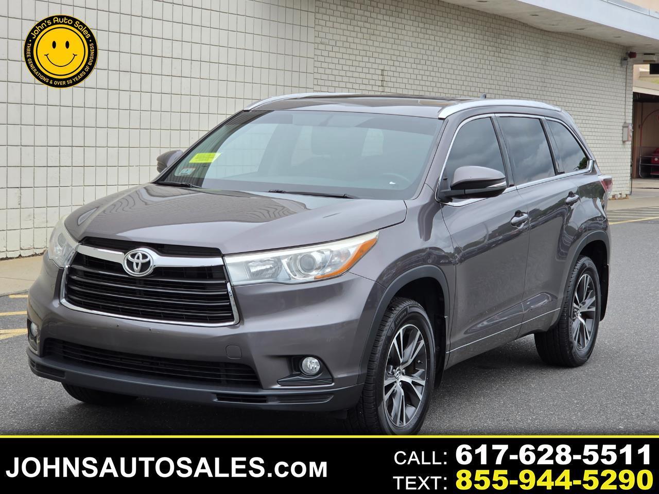2016 Toyota Highlander AWD 4dr V6 XLE (Natl)