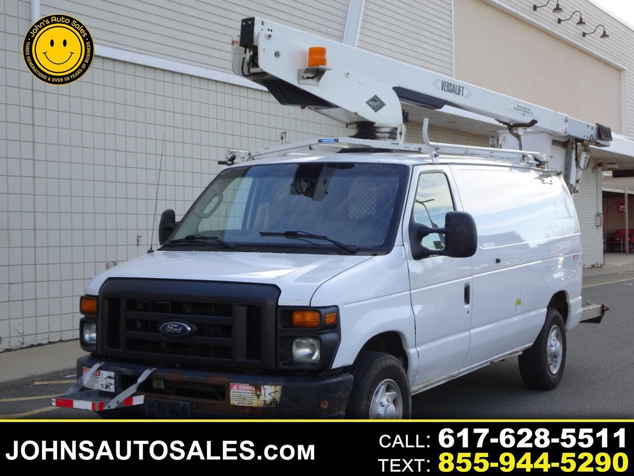 2012 Ford Econoline Cargo Van E-350 Super Duty Commercial Boom Bucket