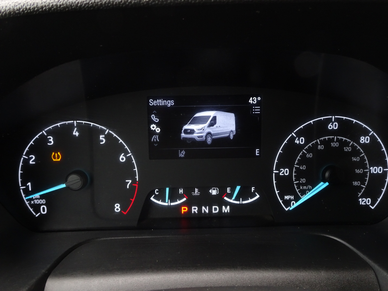 Ford Transit Cargo Van T-250 130" Med Rf 9070 GVWR RWD 2021