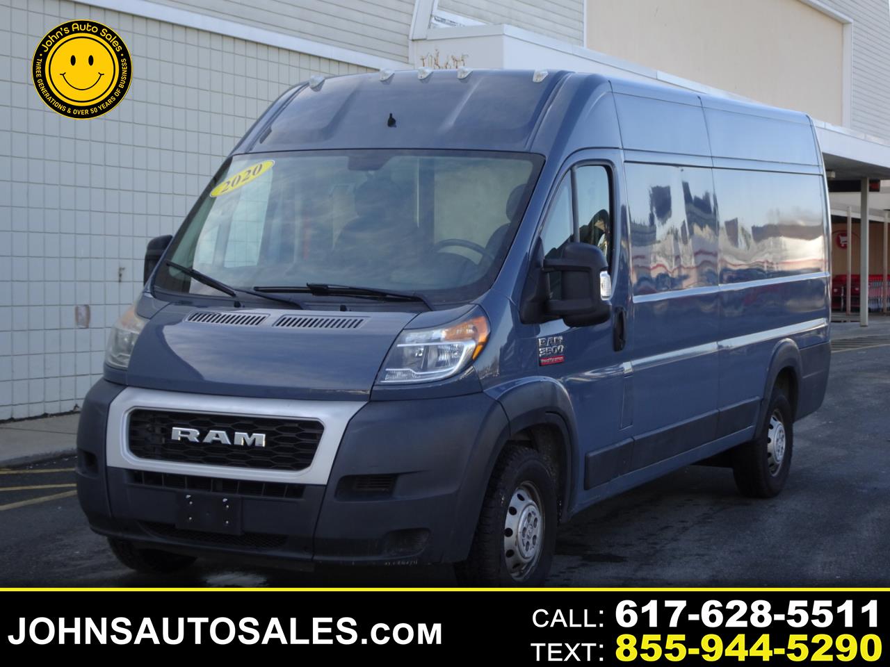 RAM ProMaster Cargo Van 3500 High Roof 159" WB EXT 2020
