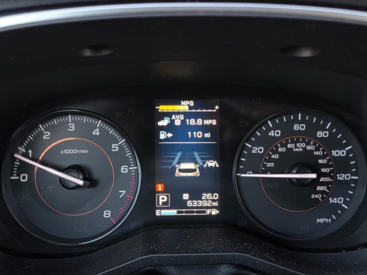Subaru Crosstrek 2.0i Premium CVT 2018