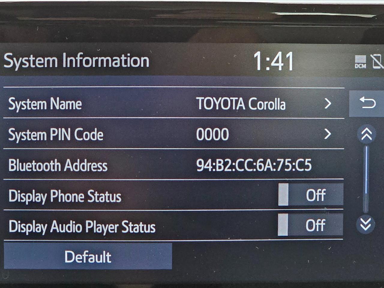 Toyota Corolla LE CVT (Natl) 2020