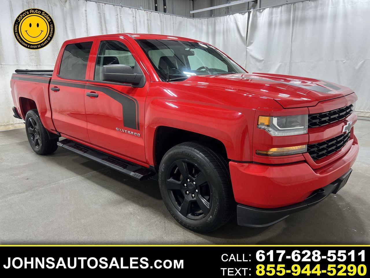 2018 Chevrolet Silverado 1500 4WD Crew Cab 143.5" Custom