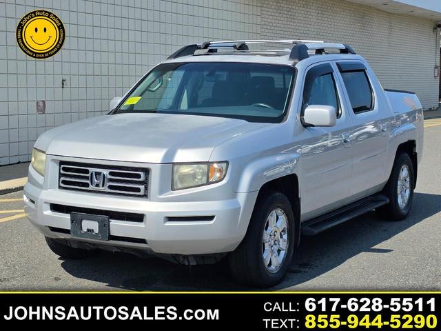 Silver 2008 Honda Ridgeline Pickup Truck Four-Wheel Drive Automatic