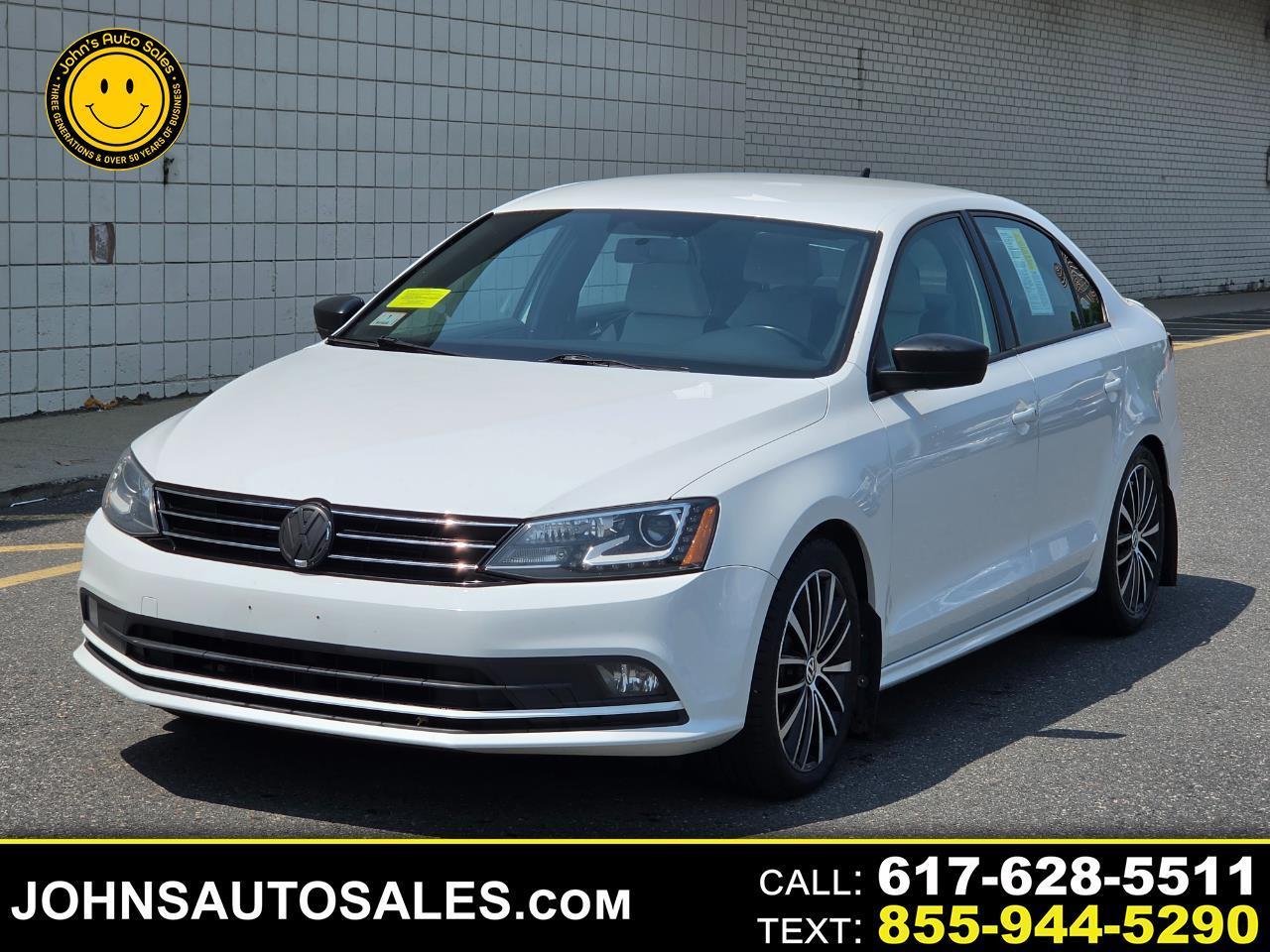 Volkswagen Jetta Sedan 4dr Auto 1.8T Sport PZEV 2016