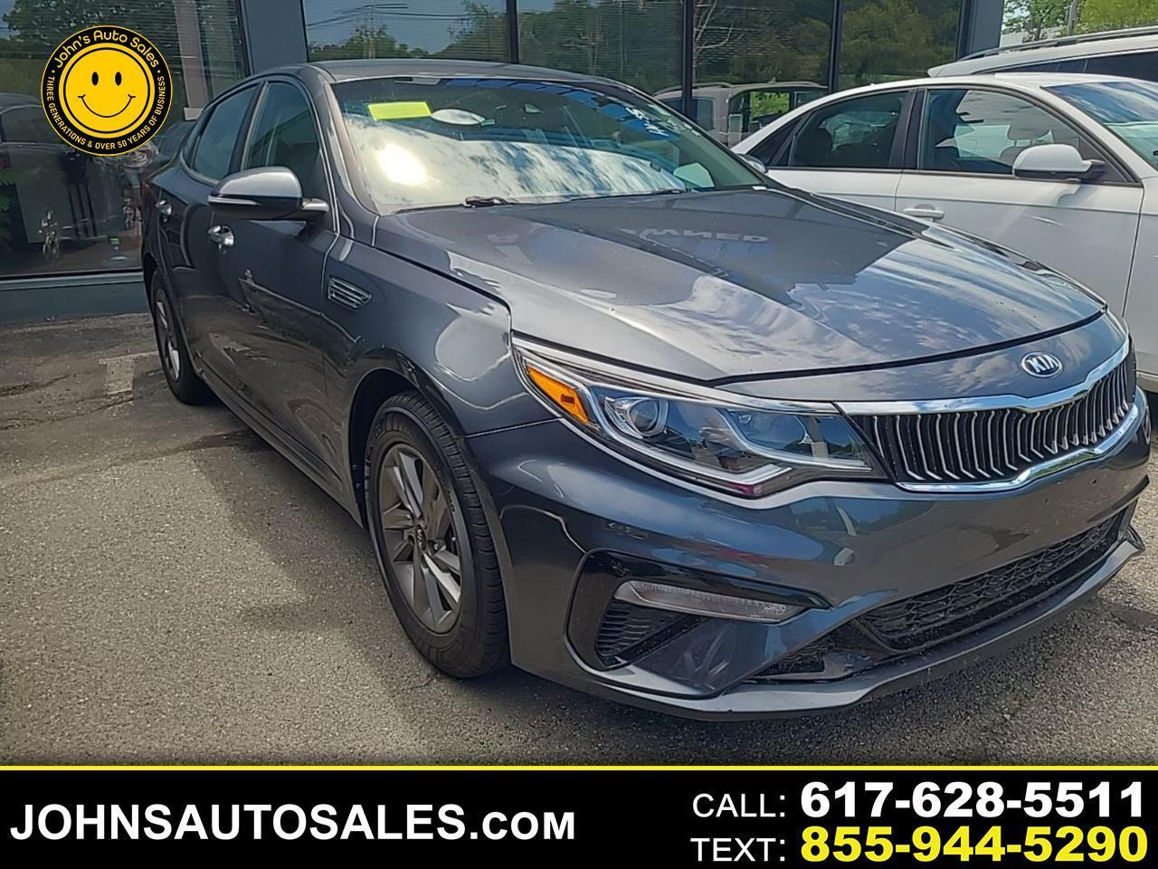 Gray 2020 Kia Optima Sedan Front-Wheel Drive Automatic