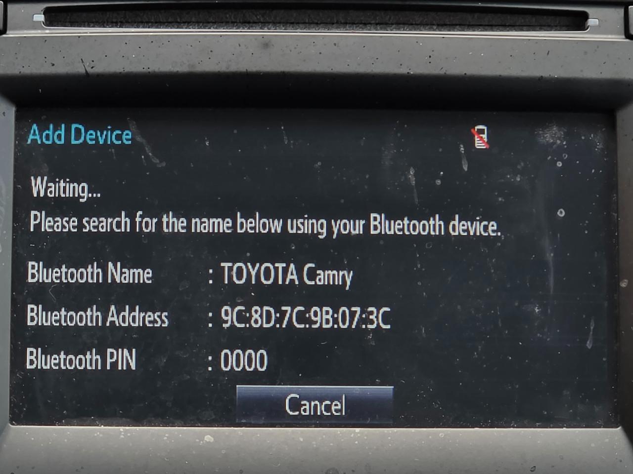 Toyota Camry XLE Auto (Natl) 2017