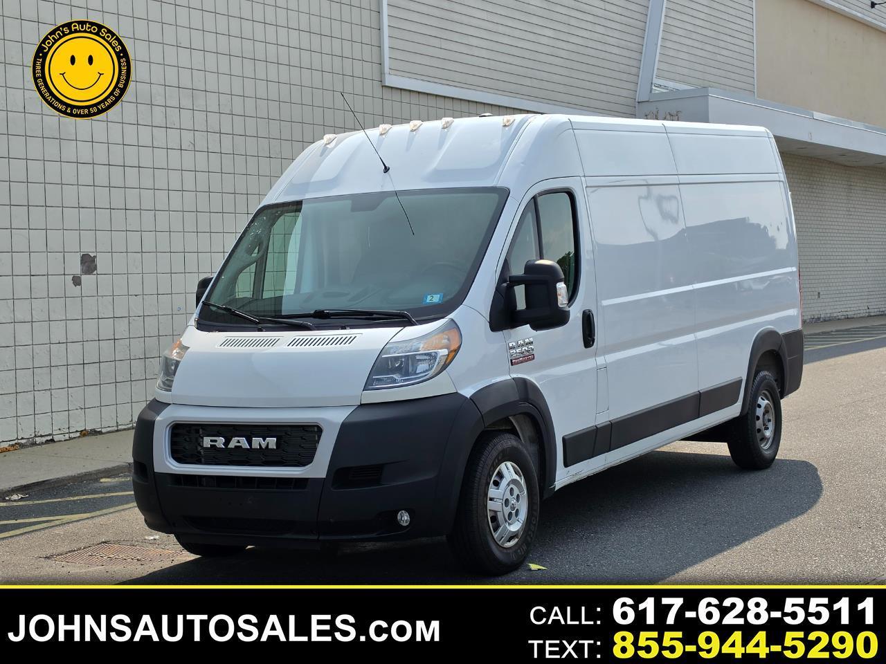 2020 RAM ProMaster Cargo Van 2500 High Roof 159" WB