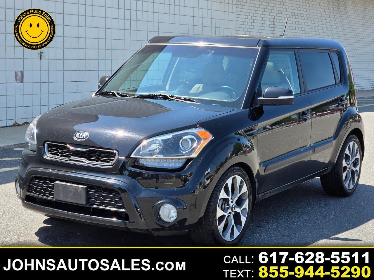 Black 2013 Kia Soul Wagon Front-Wheel Drive Automatic