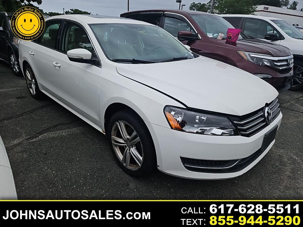 Volkswagen Passat 4dr Sdn 1.8T Auto SE w/Sunroof & Nav PZEV 2014