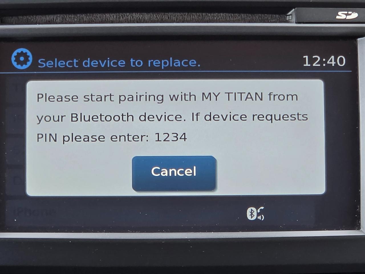 Nissan Titan XD 4x4 Gas Crew Cab SV 2018