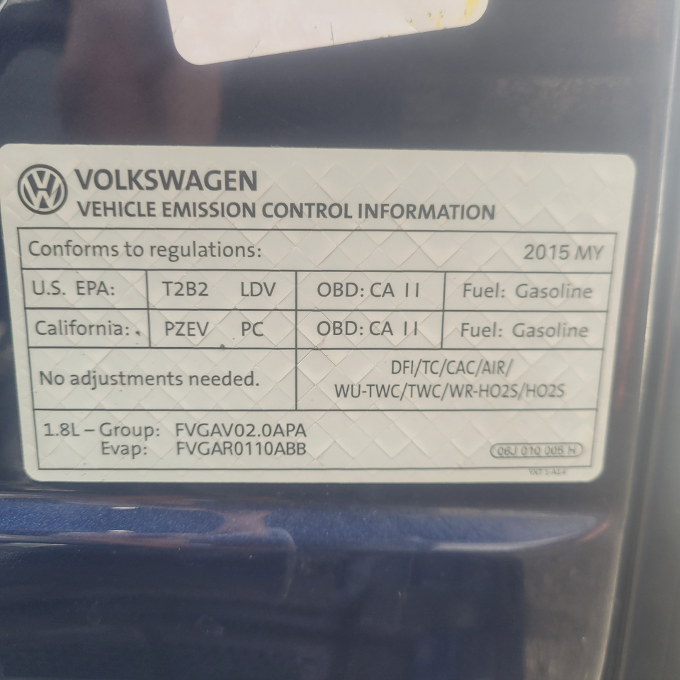 Volkswagen Golf 4dr HB Auto TSI SEL 2015