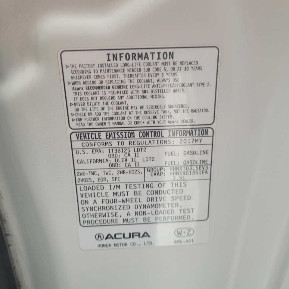 Acura RDX AWD w/Technology Pkg 2017