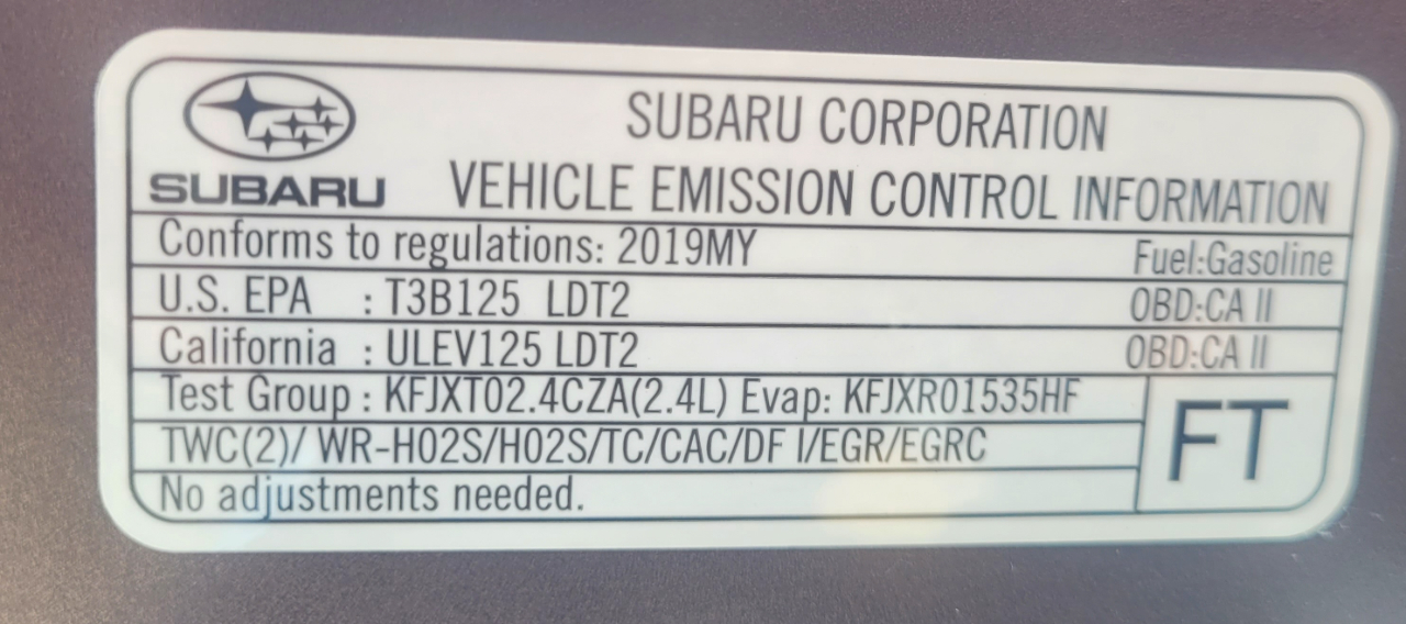 Subaru Ascent 2.4T Limited 7-Passenger 2019